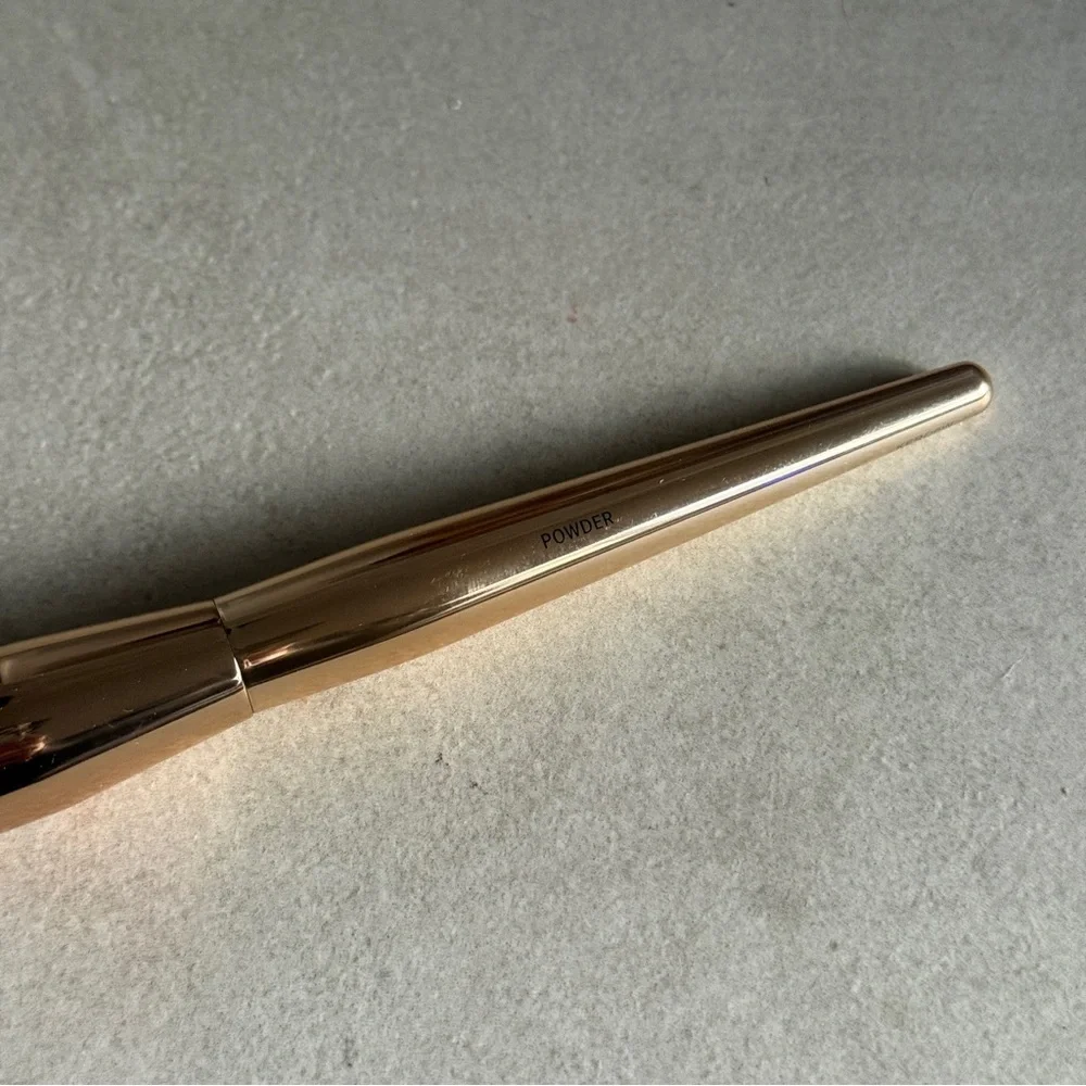 IT Brushes for ULTA Luxe Powder Brush Gold Handle Soft Bristles